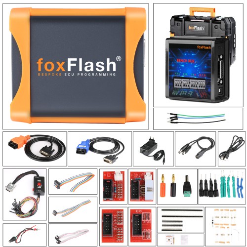 FoxFlash ECU TCU  tool with OTB Adapter, LED BDM Frame, ECU Open Cover Tool