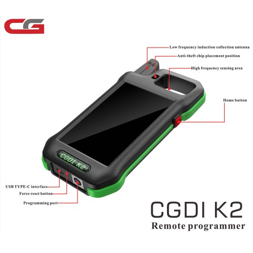 Wifi CG CGDI K2 Multifunction Remote Generator Smart Locksmith Key Tool Supports 96 Bit ID48 Copy Free Update Online