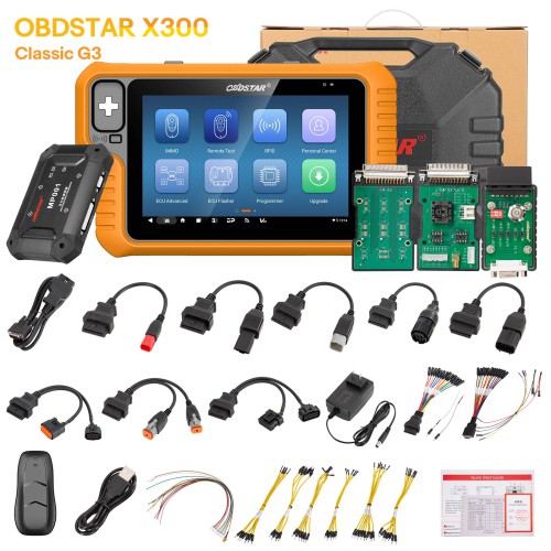OBDSTAR X300 Classic G3 Key Programmer for Car/ Motorcycles/ HD/ E-Car/ Jet Ski Support Wifi/Bluetooth 2 Years Free Update